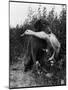 Chesapeake Bay Retriever Trigger Holds Donald the Duck After being thrown Into Water by Owner-Loomis Dean-Mounted Photographic Print