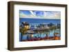 Chesapeake Beach docks, USA.-Anna Miller-Framed Photographic Print