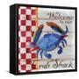 Chesapeake Crab-Paul Brent-Framed Stretched Canvas