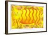 Cheshire Cat, 1998-Julie Nicholls-Framed Giclee Print