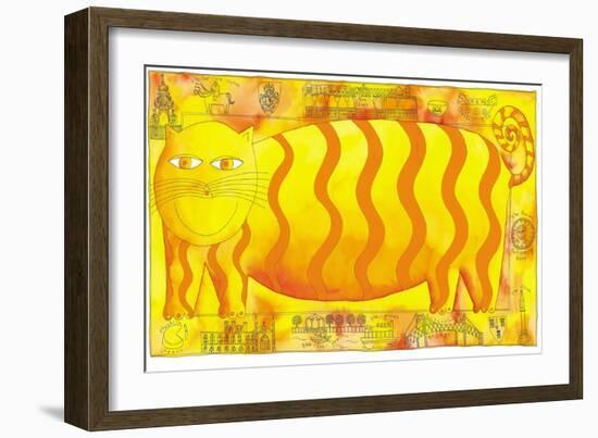 Cheshire Cat, 1998-Julie Nicholls-Framed Giclee Print