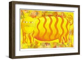 Cheshire Cat, 1998-Julie Nicholls-Framed Giclee Print