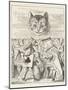 Cheshire Cat the King Queen and Executioner Argue About the Chishire Cat's Head-John Tenniel-Mounted Photographic Print