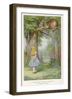 Cheshire Cat-John Tenniel-Framed Photographic Print