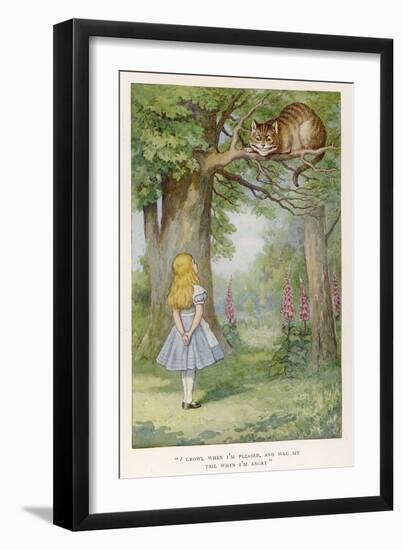 Cheshire Cat-John Tenniel-Framed Photographic Print