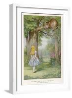 Cheshire Cat-John Tenniel-Framed Photographic Print