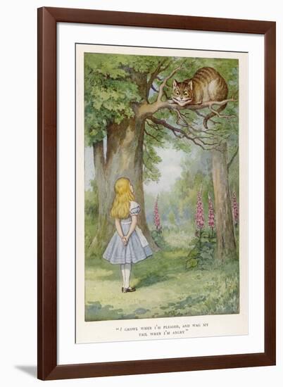 Cheshire Cat-John Tenniel-Framed Photographic Print