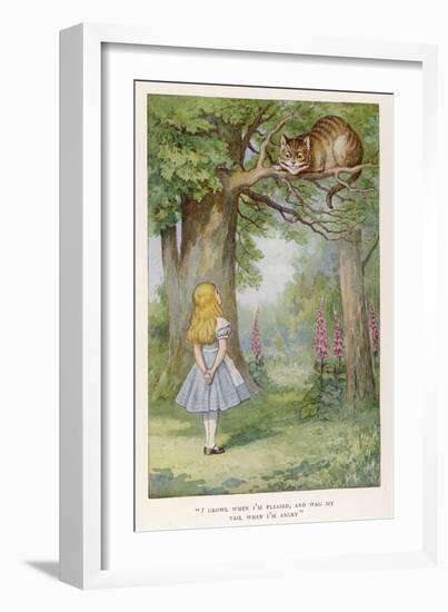 Cheshire Cat-John Tenniel-Framed Premium Photographic Print