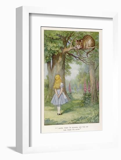 Cheshire Cat-John Tenniel-Framed Photographic Print