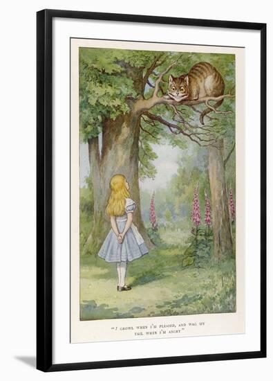 Cheshire Cat-John Tenniel-Framed Photographic Print