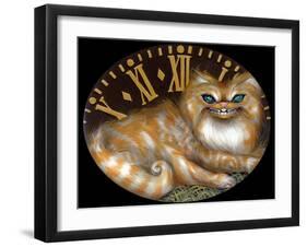 Cheshire Clock-Jasmine Becket-Griffith-Framed Art Print