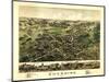 Cheshire, Connecticut - Panoramic Map-Lantern Press-Mounted Art Print