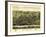 Cheshire, Connecticut - Panoramic Map-Lantern Press-Framed Art Print