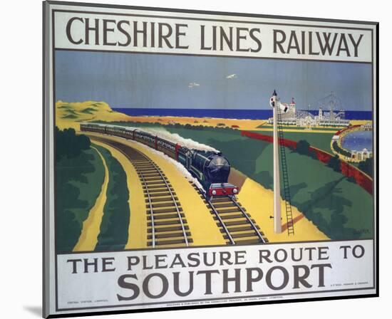 Cheshire Lines Railway-null-Mounted Art Print