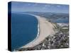 Chesil Beach and the Fleet Lagoon from Portland, Jurassic Coast, UNESCO World Heritage Site-Roy Rainford-Stretched Canvas