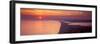 Chesil Beach at Sunset, Portland, Dorset, England-null-Framed Photographic Print