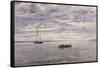 Chesil Beach, Rain Clearing Off, 1883-Henry Moore (II)-Framed Stretched Canvas