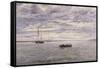 Chesil Beach, Rain Clearing Off, 1883-Henry Moore (II)-Framed Stretched Canvas