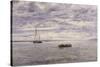 Chesil Beach, Rain Clearing Off, 1883-Henry Moore (II)-Stretched Canvas