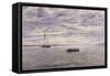 Chesil Beach, Rain Clearing Off, 1883-Henry Moore (II)-Framed Stretched Canvas