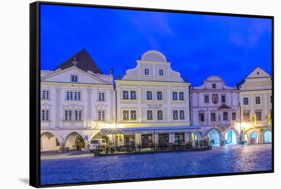 Chesky Krumlov Town Square-Rob Tilley-Framed Stretched Canvas