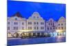 Chesky Krumlov Town Square-Rob Tilley-Mounted Photographic Print