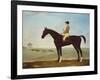 Chesnut Racehorse with Jockey Up on Newmarket Heath, 18th Century-John Byam Shaw-Framed Giclee Print