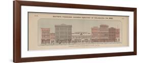 Chesnut Street from Seventh to Sixth (North Side) from 'Baxter's Panoramic Business Directory of Ph-null-Framed Giclee Print