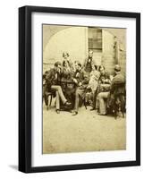 Chess and Cards, C1850s-null-Framed Giclee Print