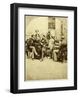 Chess and Cards, C1850s-null-Framed Giclee Print