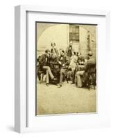 Chess and Cards, C1850s-null-Framed Giclee Print