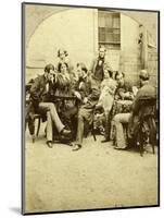 Chess and Cards, C1850s-null-Mounted Giclee Print