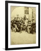 Chess and Cards, C1850s-null-Framed Giclee Print