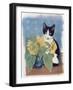 Chess and Sunflowers-Anne Robinson-Framed Giclee Print