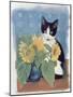 Chess and Sunflowers-Anne Robinson-Mounted Giclee Print