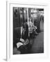 Chess Champion Bobby Fischer Working on His Moves During a Subway Ride-Carl Mydans-Framed Premium Photographic Print