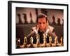 Chess Champion Gary Kasparov Training for May Rematch with Smarter Version of IBM Computer-Ted Thai-Framed Premium Photographic Print