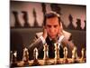 Chess Champion Gary Kasparov Training for May Rematch with Smarter Version of IBM Computer-Ted Thai-Mounted Premium Photographic Print