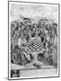 Chess: Death Checkmating a King, C1400-null-Mounted Giclee Print