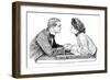 Chess Game, 1903-Charles Dana Gibson-Framed Giclee Print