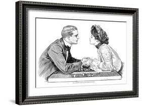 Chess Game, 1903-Charles Dana Gibson-Framed Giclee Print