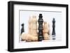 Chess Game of Strategy Business Concept Application-Veneratio-Framed Photographic Print