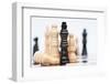 Chess Game of Strategy Business Concept Application-Veneratio-Framed Photographic Print
