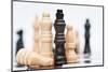 Chess Game of Strategy Business Concept Application-Veneratio-Mounted Photographic Print