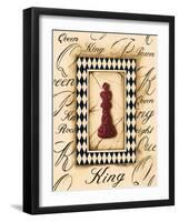 Chess King-Gregory Gorham-Framed Art Print