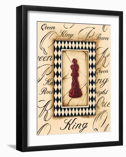 Chess King-Gregory Gorham-Framed Art Print