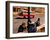 Chess on Market St San Francisco-Markus Bleichner-Framed Art Print