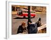 Chess on Market St San Francisco-Markus Bleichner-Framed Art Print