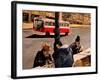 Chess on Market St San Francisco-Markus Bleichner-Framed Art Print