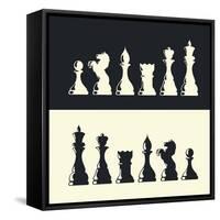 Chess Pieces Collection-pashabo-Framed Stretched Canvas